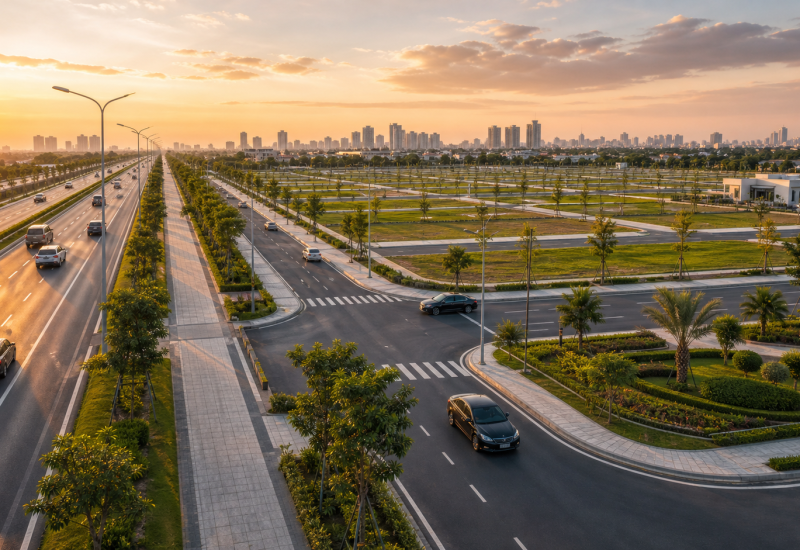 The Solia - đường nội khu và hạ tầng