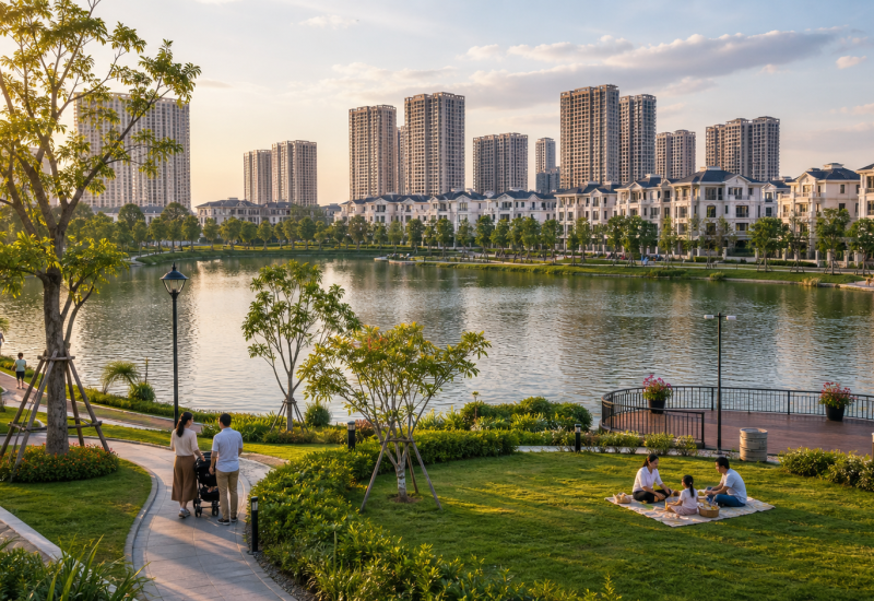Vinhomes Wonder Park - không gian sống và cảnh quan