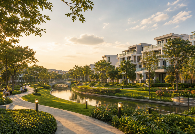 Alluvia City - không gian sống và cảnh quan