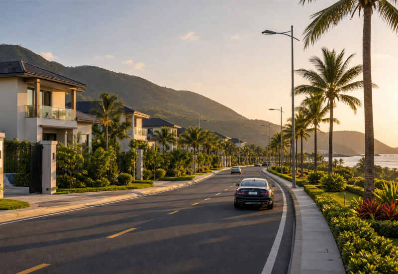 Vinhomes Hải Vân Bay - đường nội khu và hạ tầng