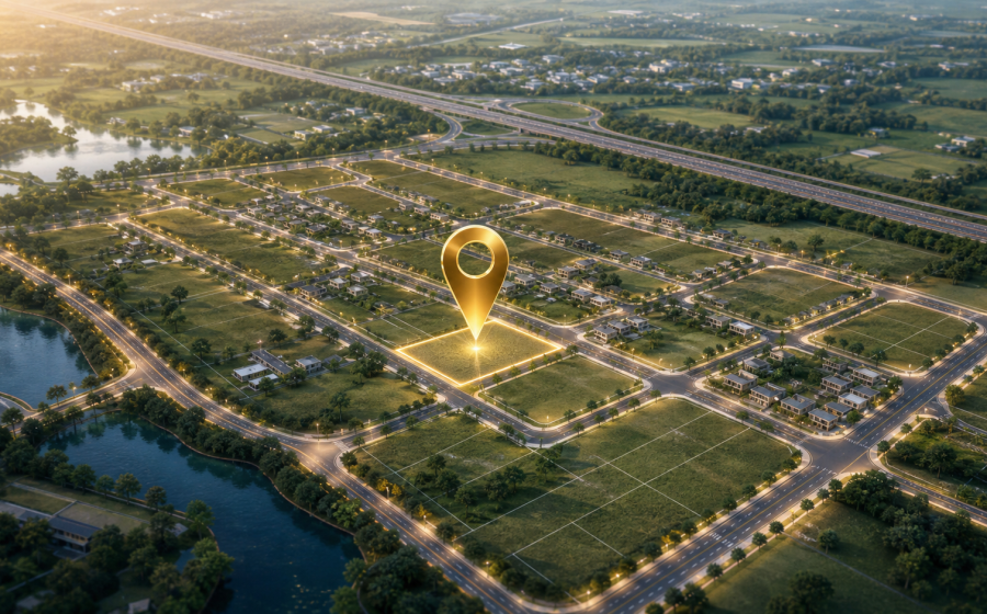 Mini map Đất nền dự án 150m² Gò Dầu