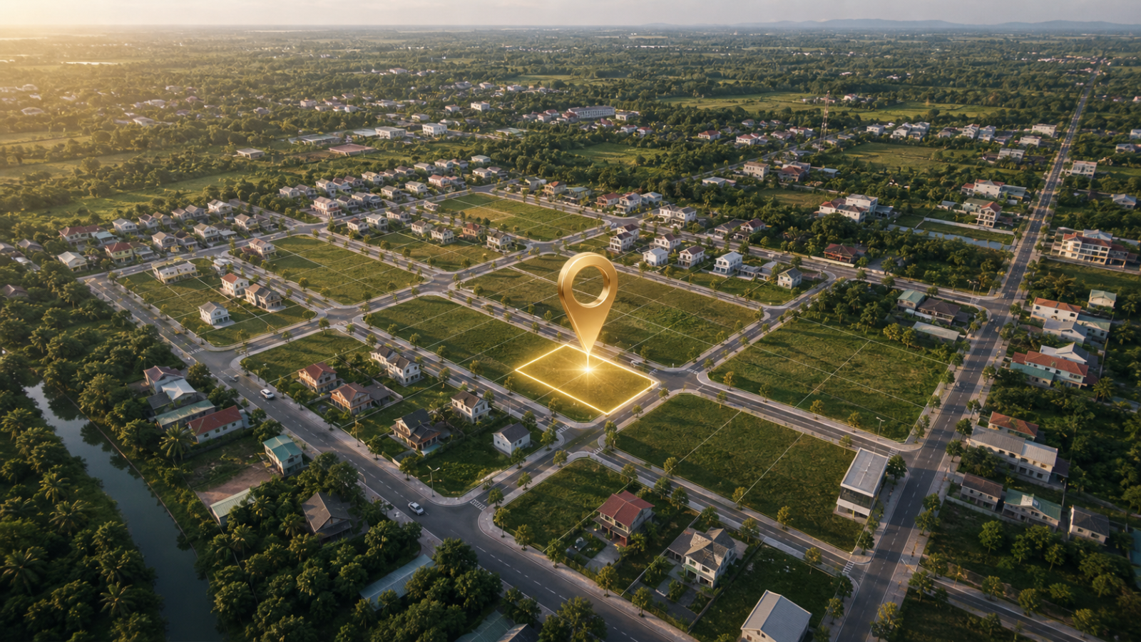 Map vị trí Đất nền Lộc Ninh 120m² cần bán gấp