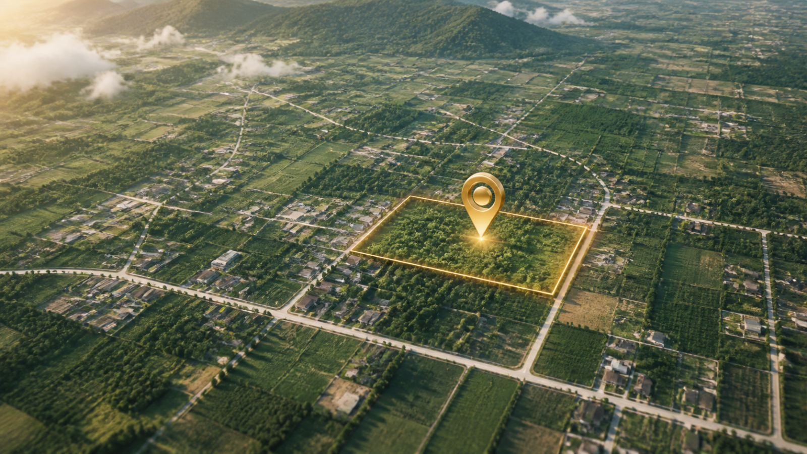 Map vị trí Đất vườn 500m² Dương Minh Châu