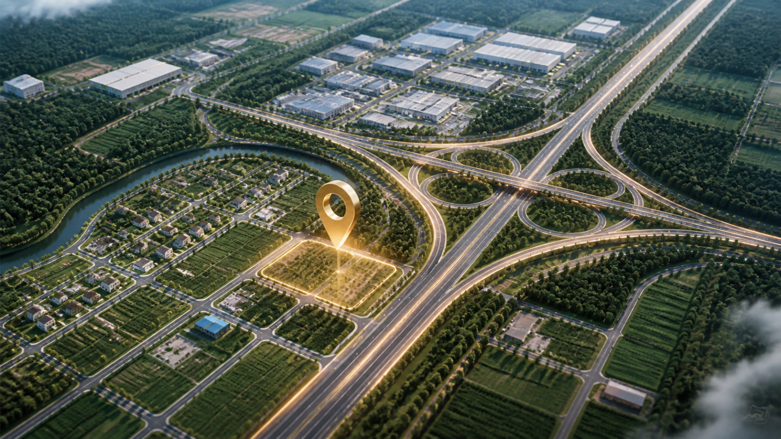 Map vị trí Lô đất 180m² cạnh cao tốc Bình Phước