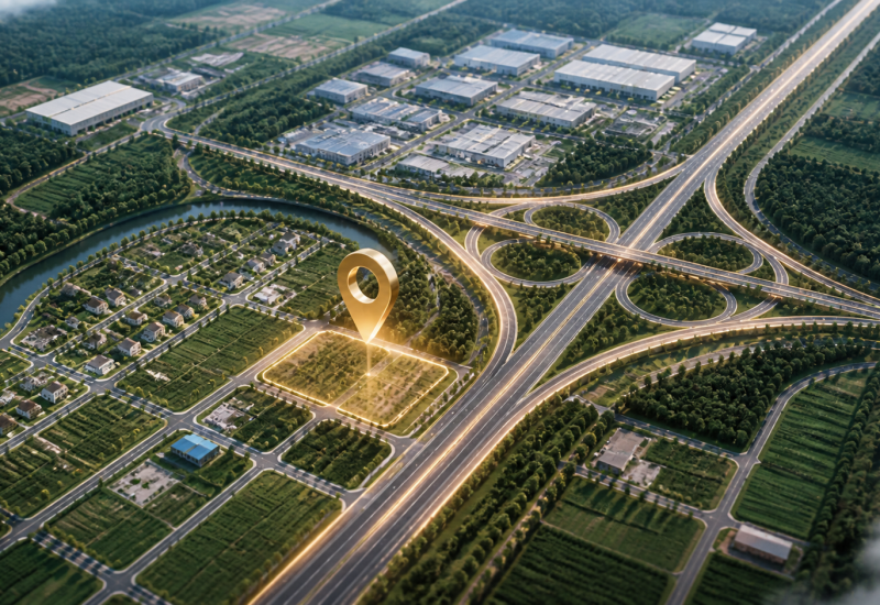 Map vị trí Lô đất 180m² cạnh cao tốc Bình Phước