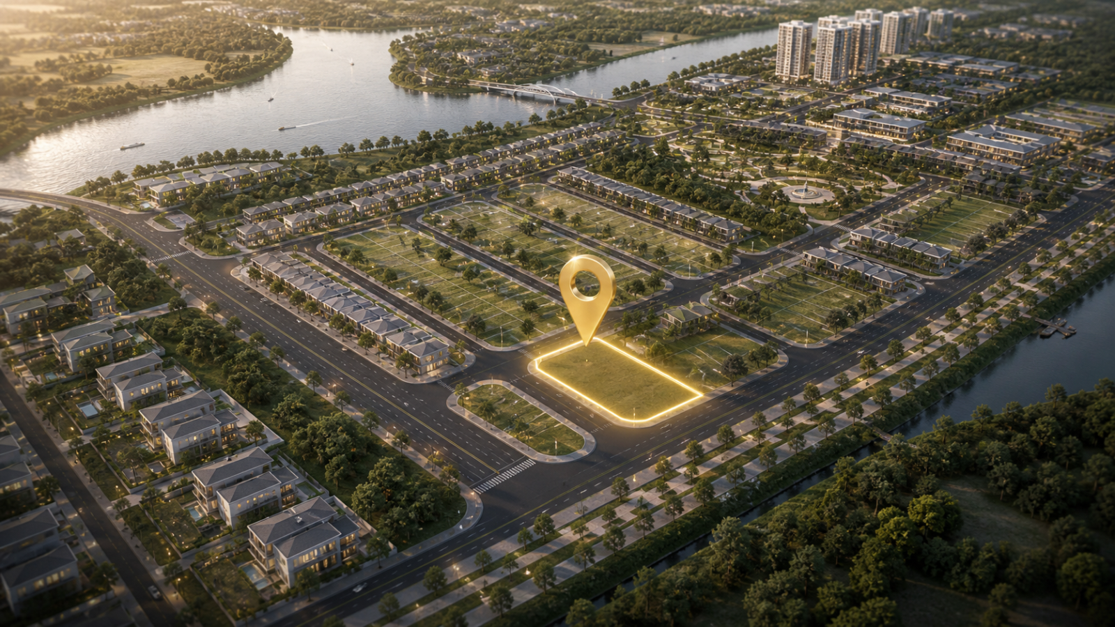 Map vị trí Lô góc C12 – ABC Riverside