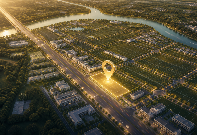 Map vị trí Nền mặt tiền đường 12m – ABC Riverside