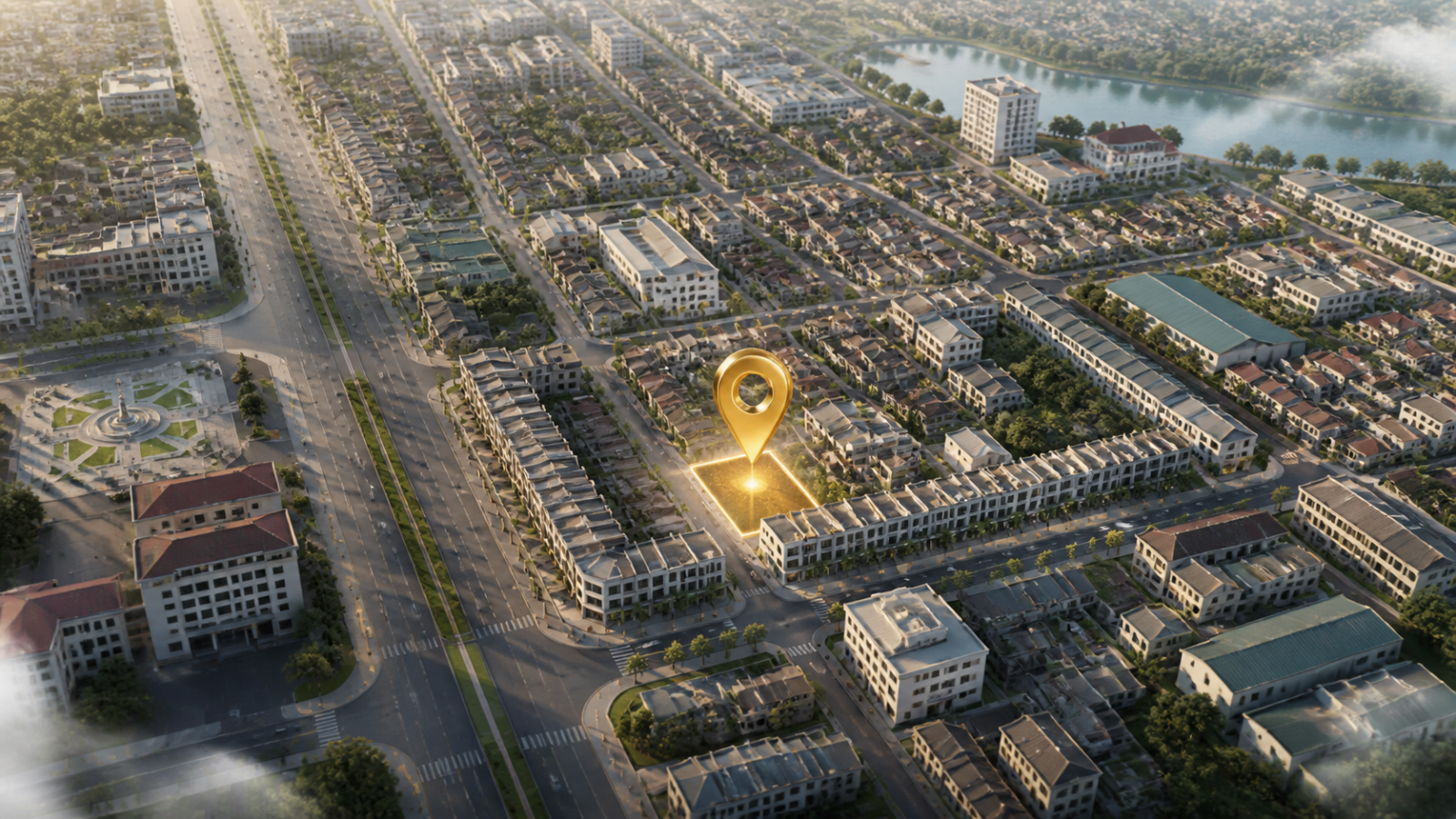 Map vị trí Nền nhà phố 90m² TP. Tây Ninh