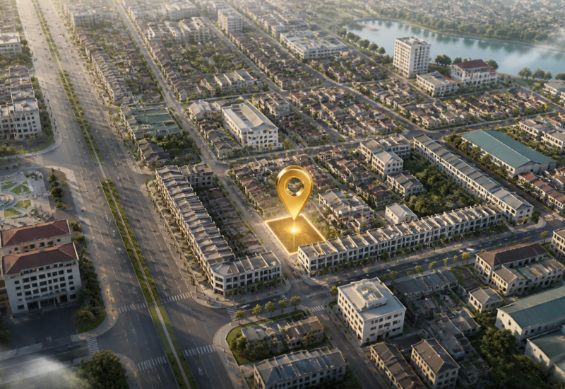Map vị trí Nền nhà phố 90m² TP. Tây Ninh